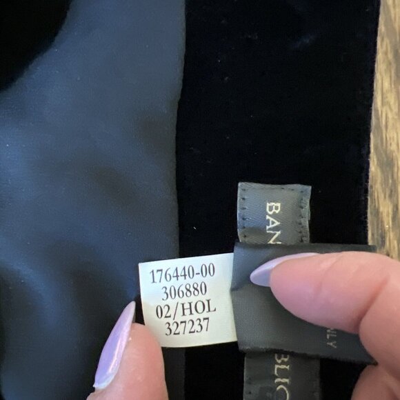 VTG Banana Republic Womens Black Velvet Slip Dress Size 10 Y2K 2002 Holiday Midi - Picture 13 of 15